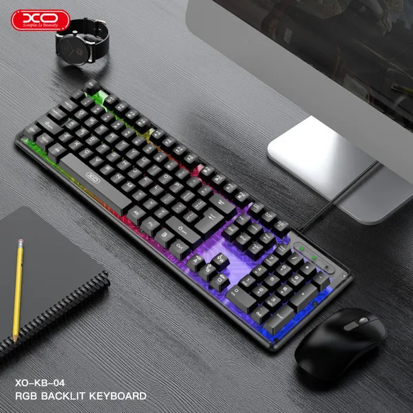 Bàn Phím Cơ Game Có Dây XO KB04, Bàn phím Cơ USB Cho Game Thủ