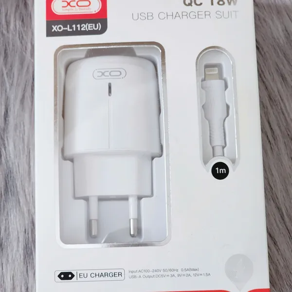Bộ Sạc XO L112 QC 18W - Sạc Nhanh Đỉnh Cao, Tiện Lợi Mọi Lúc, Bộ Sạc Kèm Dây Lighting/Micro/Type C