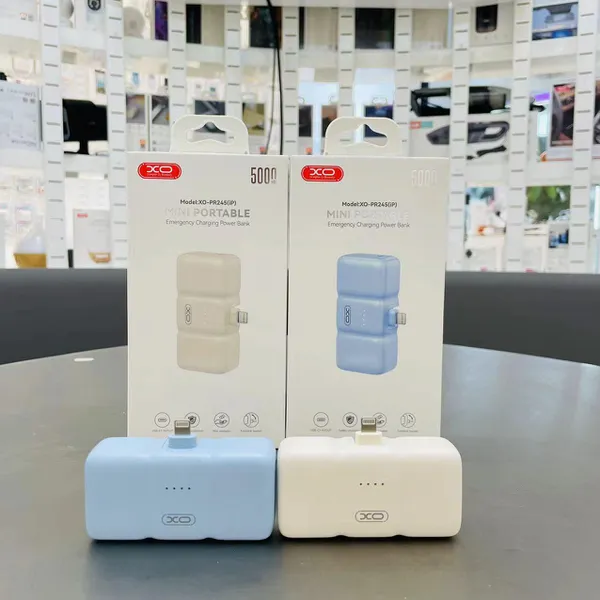 Sở hữu ngay sạc dự phòng nhỏ gọn XO PR245 - Tiện lợi, có dây cáp đi kèm