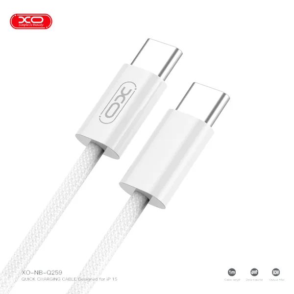 Dây Sạc Điện Thoại XO Q259, Với Khả Năng Sạc Nhanh Chuyên Dùng Cho Iphone 15
