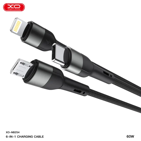 Dây Sạc Điện Thoại XO NB254, Công Suất 12W/60W, Là Giải Pháp Hoàn Hảo Cho Bạn