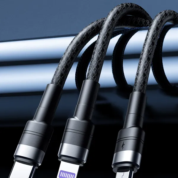 Dây Sạc Điện Thoại 3in1 XO Q191 Công Suất 40W - Sạc Nhanh, Đa Năng Và Siêu Bền