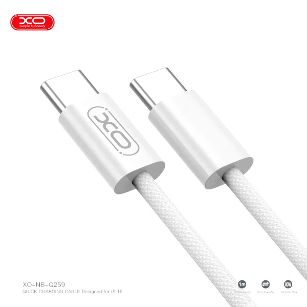 Dây Sạc Điện Thoại XO Q259, Với Khả Năng Sạc Nhanh Chuyên Dùng Cho Iphone 15