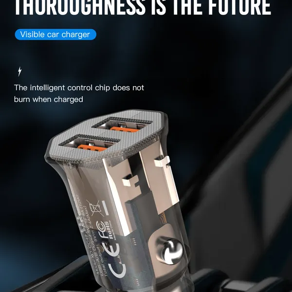 Đầu Sạc Ô Tô XO CC49 2 Cổng USB 2.4A: Sạc Nhanh, An Toàn Công Suất 12W