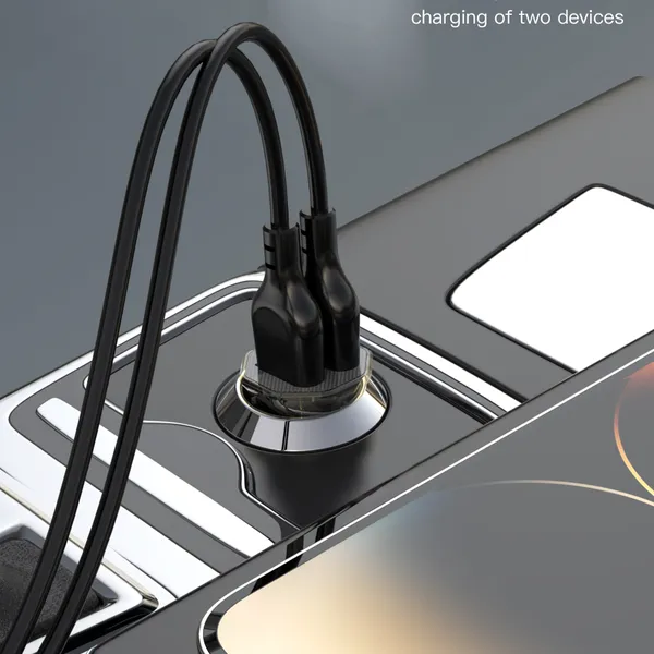 Đầu Sạc Ô Tô XO CC49 2 Cổng USB 2.4A: Sạc Nhanh, An Toàn Công Suất 12W