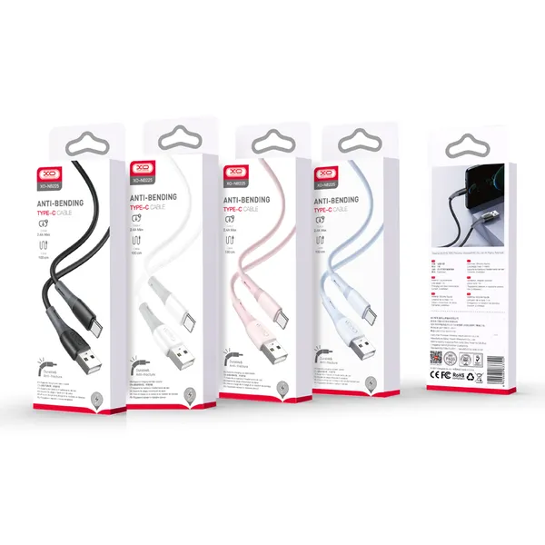 Dây Sạc Điện Thoại XO NB225 Cáp Bền Bỉ, Cáp Sạc Nhanh, Truyền Dữ Liệu Hiệu Quả