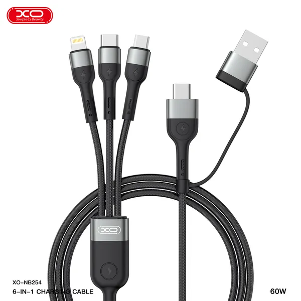 Dây Sạc Điện Thoại XO NB254, Công Suất 12W/60W, Là Giải Pháp Hoàn Hảo Cho Bạn