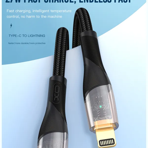 Dây Sạc Điện Thoại XO Q223, Sạc Nhanh 27W/60W, Siêu Bền Và Ổn Định