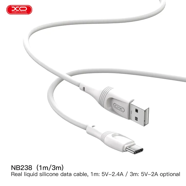 Dây Sạc Điện Thoại XO NB238- Dài 1M, Sạc Nhanh, Truyền Dữ Liệu Hiệu Quả