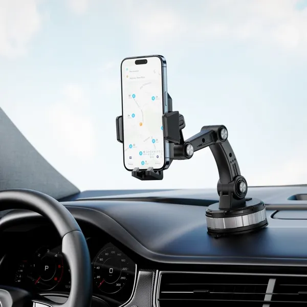 Giá Đỡ Điện Thoại Ô tô Dạng Hít Kính Chắc Chắn XO C146, Xoay 360 Độ Linh Hoạt, Đa Năng