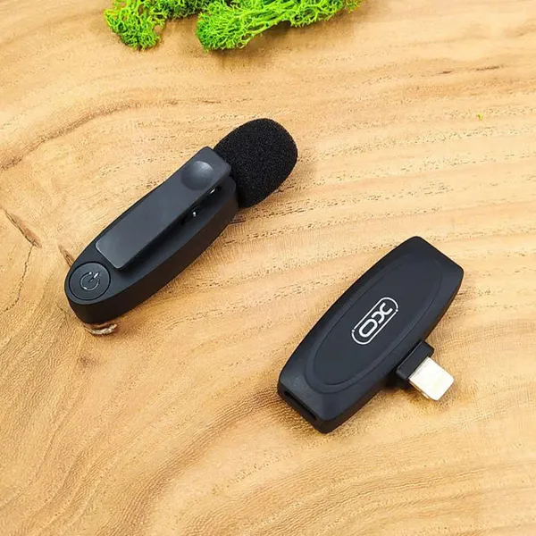 MIC Thu Âm Không Dây XO MKF08 – Đỉnh Cao Công Nghệ Thu Âm Chuyên Nghiệp, Microphone Cài Áo Chân Type C / Lighting