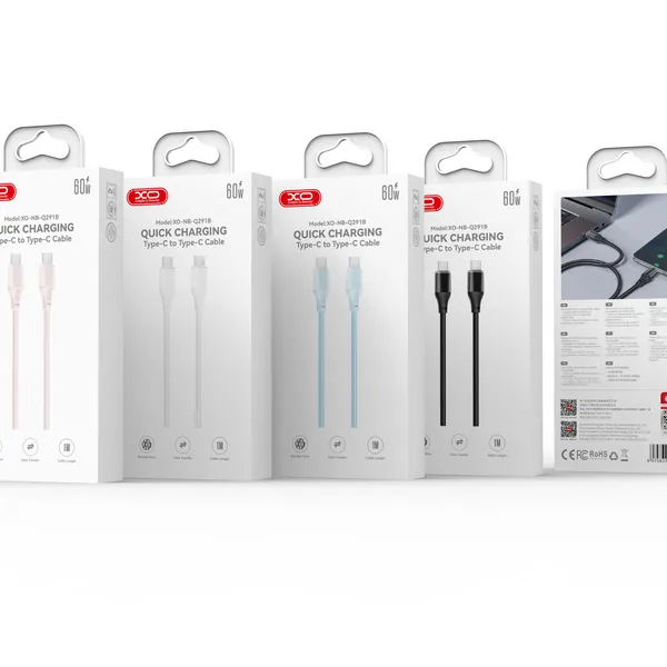 Dây sạc nhanh XO NB Q291 - Cáp sạc chất lượng cao, truyền dữ liệu hiệu quả.