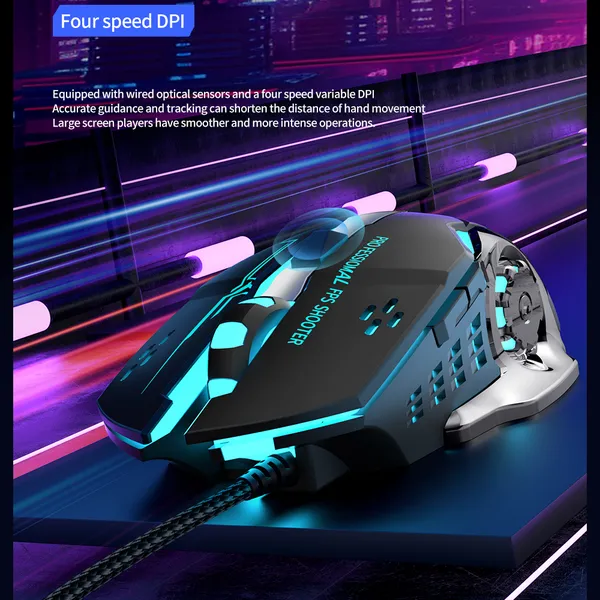 Chuột Laptop XO M10 - 6 Nút Chức Năng, Dành Cho Game Thủ Và Văn Phòng