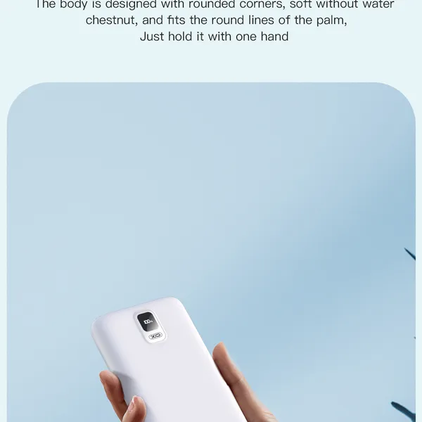 Sạc Dự Phòng XO PR184 10.000 mAh,  Hỗ Trợ Sạc Nhanh, Kích Thước Nhỏ Gọn