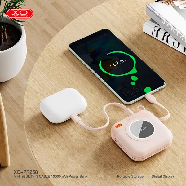 Pin Sạc Dự Phòng XO PR258 – Chìa Khóa Giải Quyết Mọi Nỗi Lo Hết Pin, Dung Lượng 10.000mAh, Công Suất 22.5W