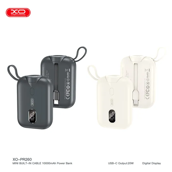 Pin Dự Phòng XO PR260 - Đỉnh Cao Công Nghệ Sạc Dự Phòng Không Dây, Công Suất Sạc PD20W