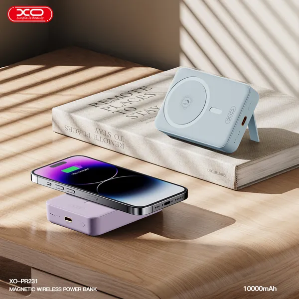 Sạc Không Dây XO PR231, Sạc Nhanh, Pin Dự Phòng Nhỏ Gọn Tiện Lợi