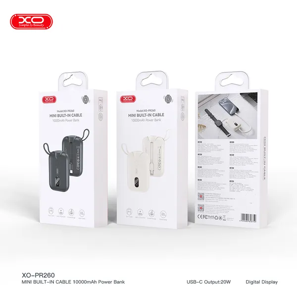 Pin Dự Phòng XO PR260 - Đỉnh Cao Công Nghệ Sạc Dự Phòng Không Dây, Công Suất Sạc PD20W