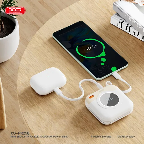 Pin Sạc Dự Phòng XO PR258 – Chìa Khóa Giải Quyết Mọi Nỗi Lo Hết Pin, Dung Lượng 10.000mAh, Công Suất 22.5W