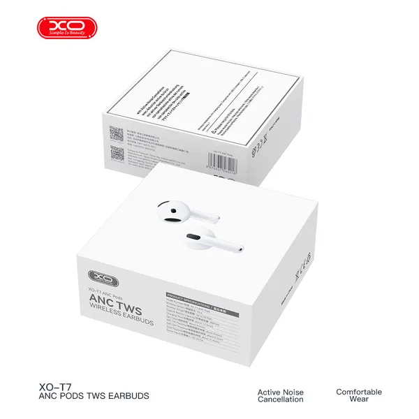 Tai Nghe Airpod Chống Ồn XO T7 ANC Pods: Âm Thanh Sống Động, Kết Nối Ổn Định, Pin Bền Bỉ
