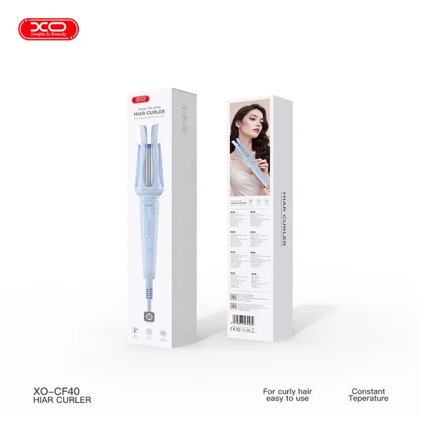 Máy làm xoăn tóc thông minh tự động XO CF40 - Nóng nhanh, bảo vệ tóc