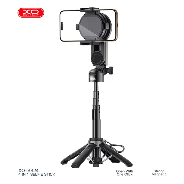 Gậy Chụp Ảnh XO 4in1 SS24 Kèm Giá Đỡ Điện Thoại : Vạn người mê, chất như nước cất.
