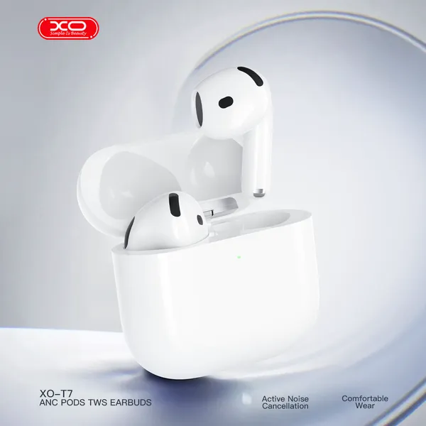 Tai Nghe Airpod Chống Ồn XO T7 ANC Pods: Âm Thanh Sống Động, Kết Nối Ổn Định, Pin Bền Bỉ
