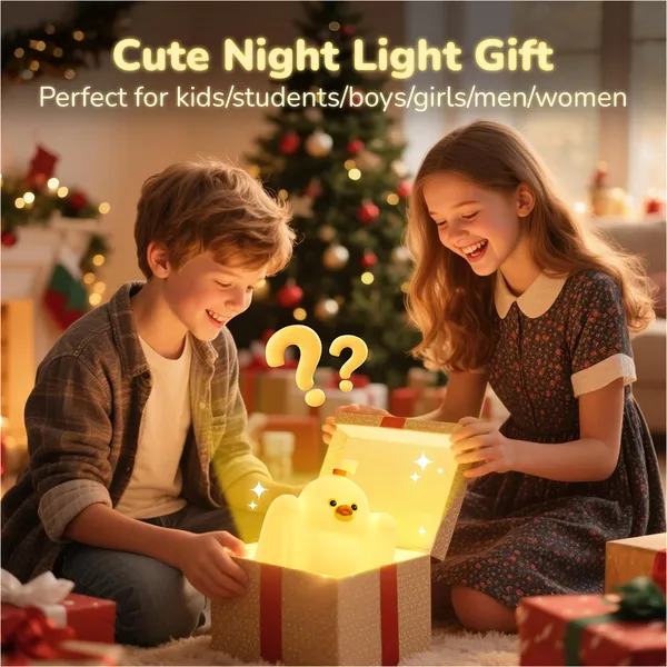 Đèn Ngủ Vỗ Tay Silicon XO OZ15 - Ánh Sáng 3 Cấp Độ, Thiết Kế "Vịt Ma" Cực Cute - XO OZ15 Ghost Duck.