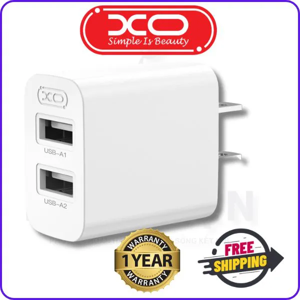 Bộ Sạc XO L109 2.4A, Sạc nhanh với đầu ra 5V/2.4A, Sạc Nhanh Gọn, Pin Luôn Tràn Đầy