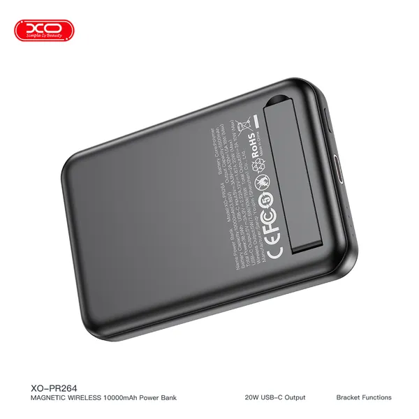 Pin Sạc Dự Phòng Không Dây XO PR264 – Sạc Nhanh, Nhỏ Gọn, Hiện Đại  Công Suất 15W/PD20W - Dung Lượng 10.000mAh