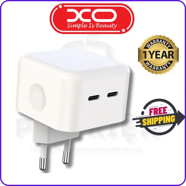 Bộ Sạc Chính Hãng XO L102, Sạc Nhanh Với Công Suất Tối Đa 35W, Pin Nhanh Đầy, Vui Hết Ý