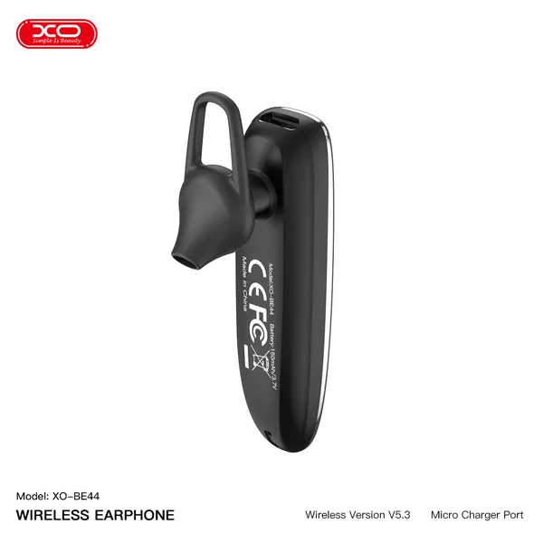 Tai Nghe 1 Bên XO BE44 - Nhỏ Gọn Nhưng Pin Khỏe, Chinh Phục Mọi Cuộc Gọi