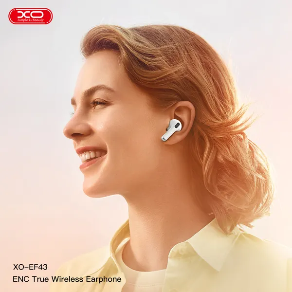 Tai nghe Airpod XO EF43 ENC Đầy Đủ Chức Năng, Chống Ồn, Pin Lâu. Hàng Chính Hãng