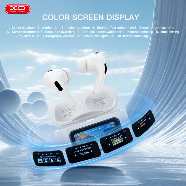 Tai Nghe Airpod XO X36 - Đa Chức Năng Chống Ồn Hiệu Quả Màn Hình Led