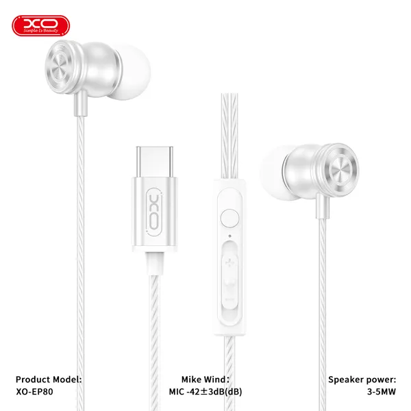 Tai Nghe Chân Type C XO EP80 – Trải Nghiệm Âm Thanh Tuyệt Vời