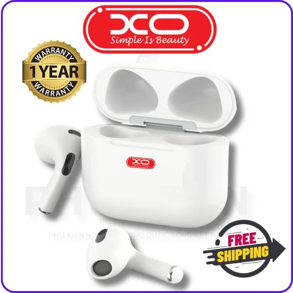 Tai nghe Airpod XO EF43 ENC Đầy Đủ Chức Năng, Chống Ồn, Pin Lâu. Hàng Chính Hãng