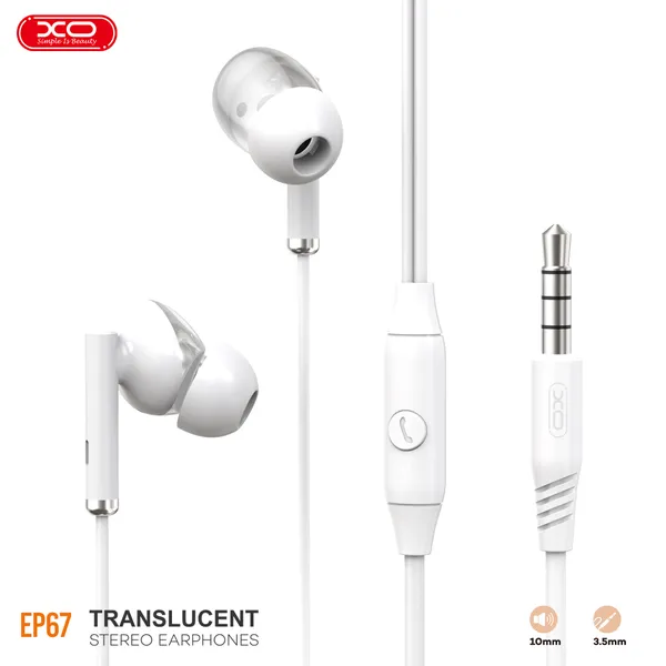 Nghe Nhạc Cực Đã Với Tai Nghe Có Dây Jack 3.5 XO EP67 - Đeo Vào Là Phê Luôn