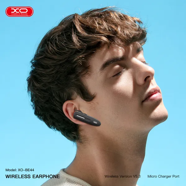 Tai Nghe 1 Bên XO BE44 - Nhỏ Gọn Nhưng Pin Khỏe, Chinh Phục Mọi Cuộc Gọi