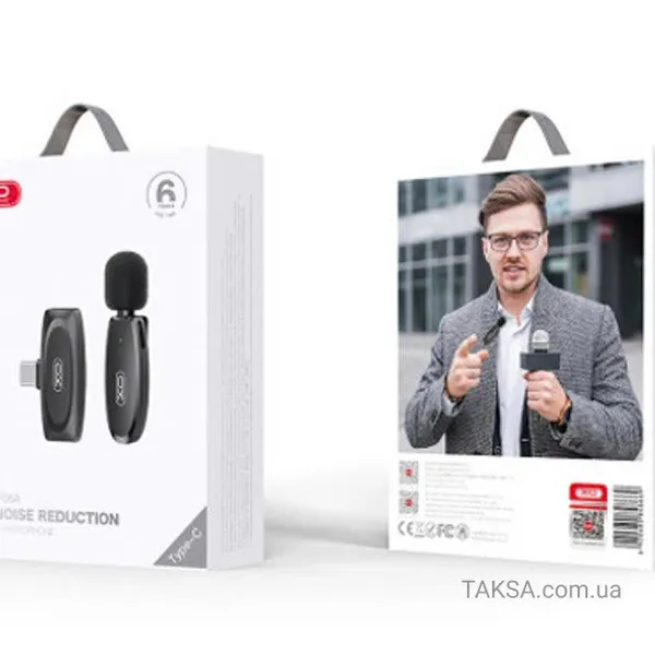 MIC Thu Âm Không Dây XO MKF08 – Đỉnh Cao Công Nghệ Thu Âm Chuyên Nghiệp, Microphone Cài Áo Chân Type C / Lighting