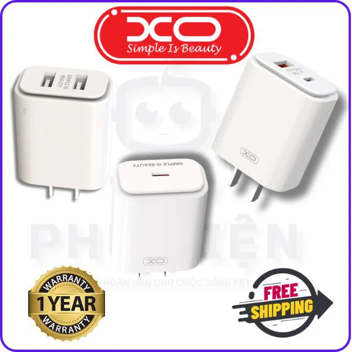 Đầu Sạc Chính Hãng XO L90, Nhỏ Gọn, Sạc Mạnh, Pin Đầy Vèo Vèo, Nhiều Cổng