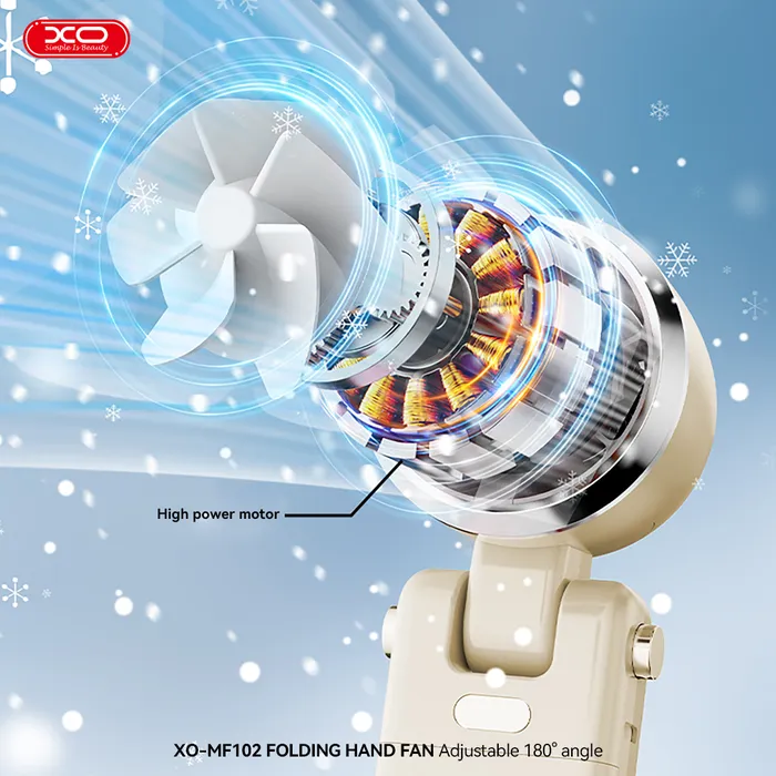 Sở hữu ngay quạt cầm tay XO MF102 - Mát lạnh tức thì, pin khủng 11 giờ