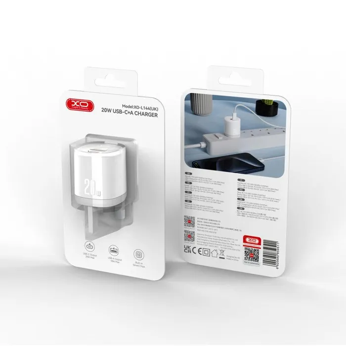 Sạc chất lượng cao, giá cực tốt - Đầu sạc XO L144 PD20W, trợ thủ đắc lực cho mọi thiết bị