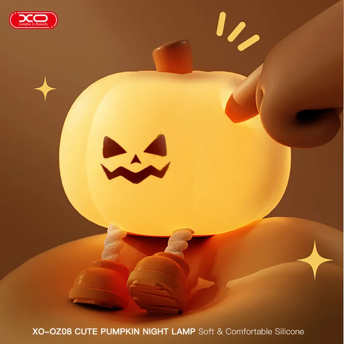 Đèn Ngủ XO OZ08 500mAh - Đèn Led Silicone Đa Năng, Điều Chỉnh 3 Mức Sáng