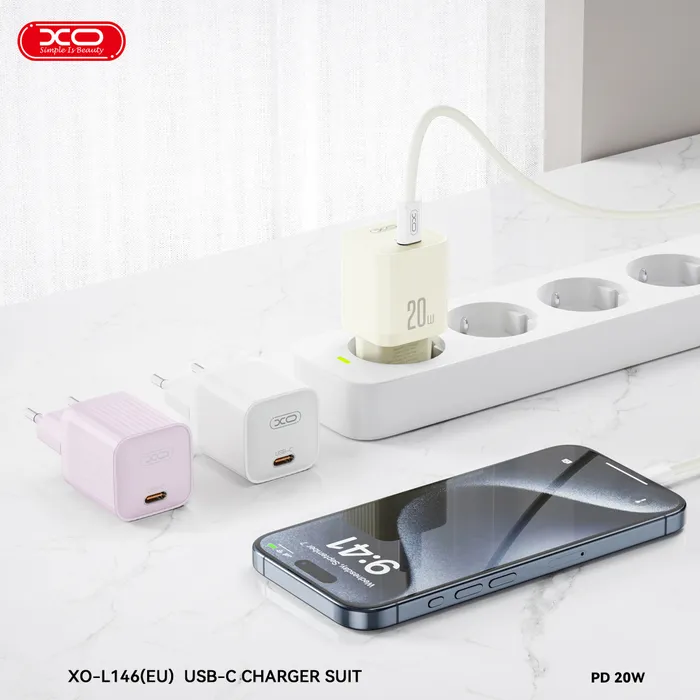 Bộ sạc nhanh 20W XO L146 - Giải pháp sạc nhanh apple và các dòng máy khác an toàn, hiệu quả