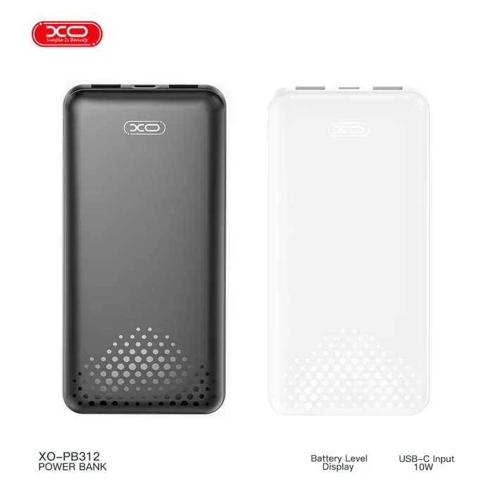 Sạc dự phòng XO PB312 - Dung lượng 10.000mAh, có đèn LED tiện lợi