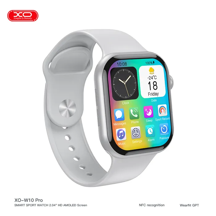 Đồng Hồ Thông Minh Màn Hình AMOLED XO W10 Pro - Trợ Lý AI, Pin Bền Bỉ