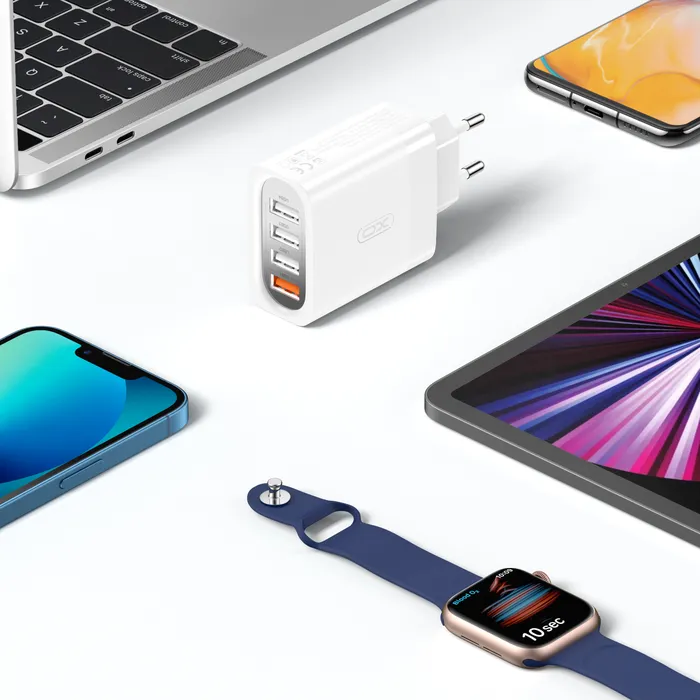 Đầu Sạc Điện Thoại XO L100 Nhiều Cổng Cao Cấp – Giải Pháp Sạc Hiệu Quả Cho Mọi Thiết Bị