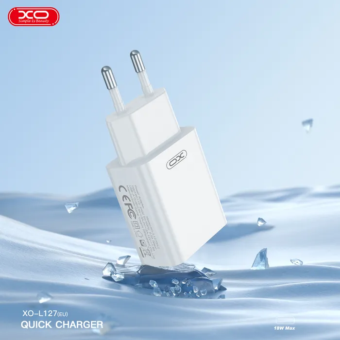 Bộ Sạc Chính Hãng XO L127 PD20W với công suất tối đa 18W, Sạc Nhanh, Gọn Nhẹ, Luôn Sẵn Sàng