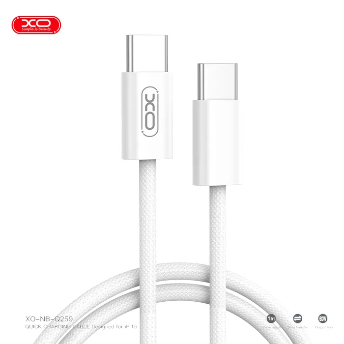 Dây Sạc Điện Thoại XO Q259, Với Khả Năng Sạc Nhanh Chuyên Dùng Cho Iphone 15