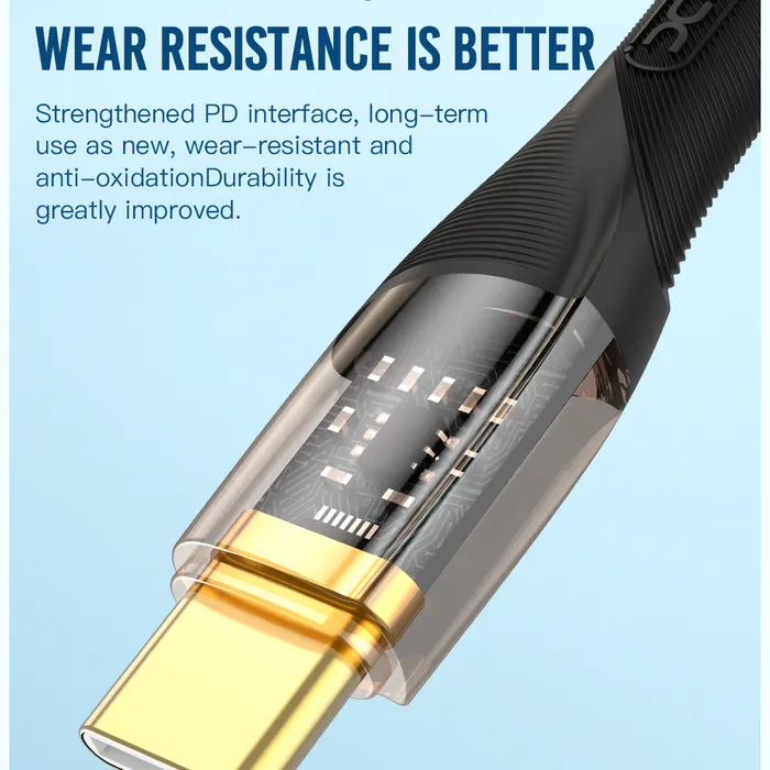 Dây Sạc Điện Thoại XO Q223, Sạc Nhanh 27W/60W, Siêu Bền Và Ổn Định